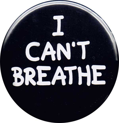 I can't breathe button